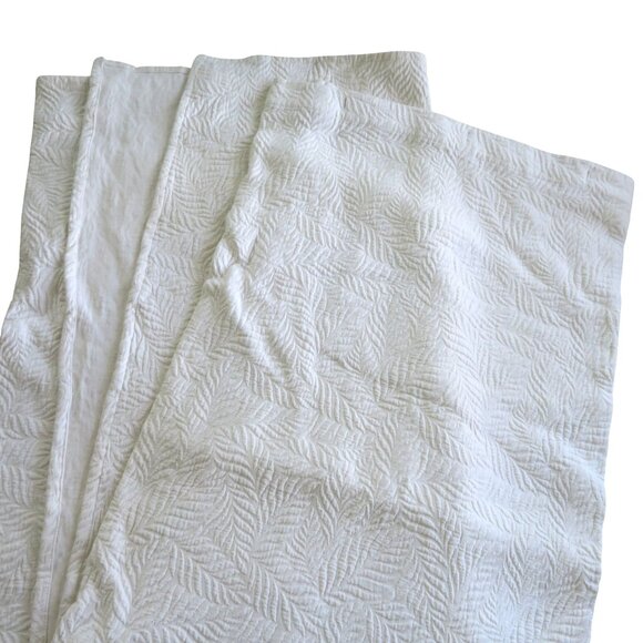 Bee & Willow Home Textured White Shower Curtain 72" x72" Cotton New Open Package - Picture 2 of 10